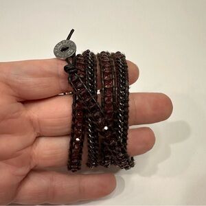 Victoria Emerson Wrap Bracelet beads chains